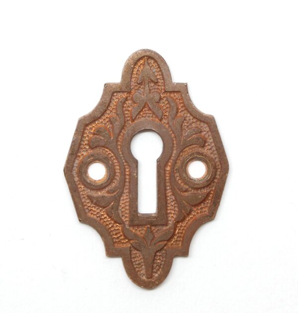 Keyhole Covers - Antique 2.25 in. Bronze Aesthetic Door Keyhole Cover Plate