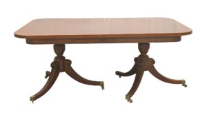 Kitchen & Dining - Duncan Phyfe Style 5 Foot Dining Room Table