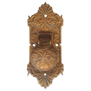 Knockers & Door Bells - Antique Aesthetic Polished Bronze Doorbell Lever