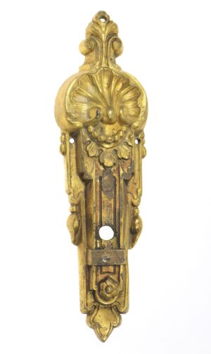 Knockers & Door Bells - Rococo Brass Plated Doorbell Cover