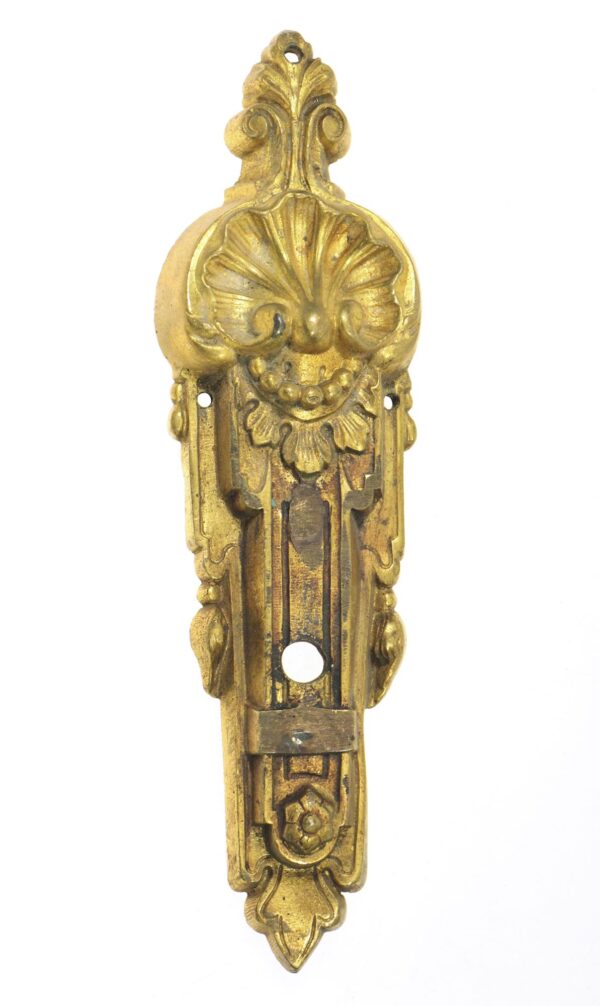 Knockers & Door Bells - Rococo Brass Plated Doorbell Cover