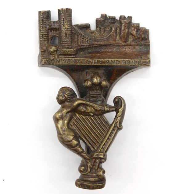 Knockers & Door Bells - Vintage Conway Castle & Bridge Brass Door Knocker