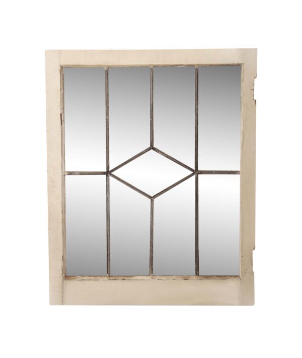 Leaded Glass - Reclaimed Tudor Glass Leaded Window 36 x 28