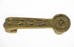 Levers - Victorian Floral Bronze Door Lever