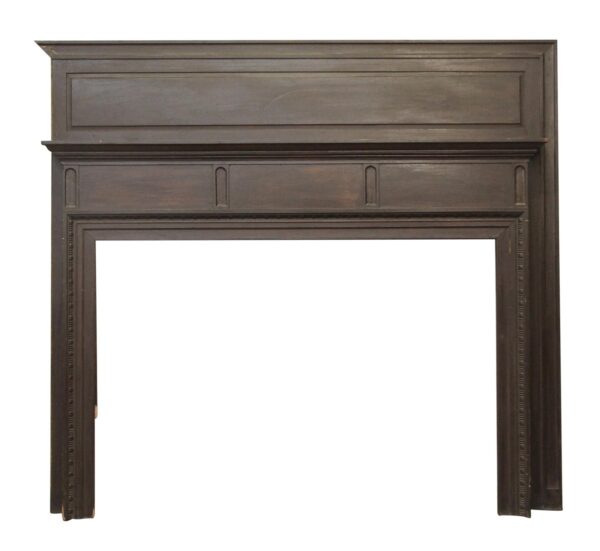 Mantels - Antique Traditional 6 ft Dark Wooden Mantel