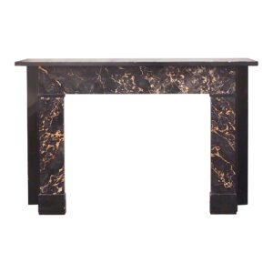 Marble Mantel - Classic Italian Portoro Marble Mantel