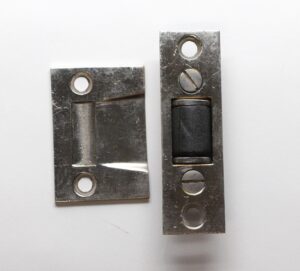 Other Cabinet Hardware - Modern Nickel Door Tension Roller Catch