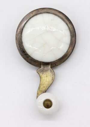 Other Hardware - Antique Brass & Ceramic Bell Lever