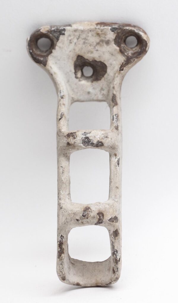 Other Hardware - Distressed Painted White Flag Pole Bracket
