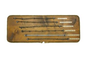 Other Wall Art  - 1879-1884 Historical Barbed Wire Types Wood Mounted Display