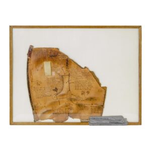 Other Wall Art  - Framed Piece of Leather from Boot Making Process