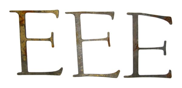 Other Wall Art  - Metal E Letter
