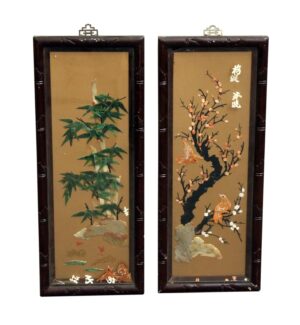 Other Wall Art  - Pair of Asian Reliefs