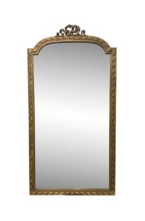 Overmantels & Mirrors - Louis XVI Style Gilded Wood Mirror Overmantels & Mirrors - Louis XVI Style Gilded Wood Mirror