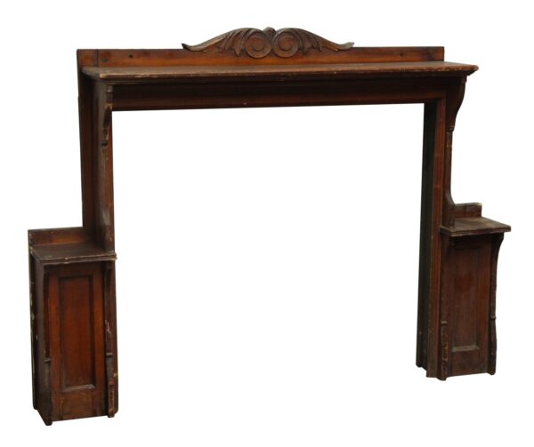 Overmantels & Mirrors - Over Mantel Frame with Side Shelves