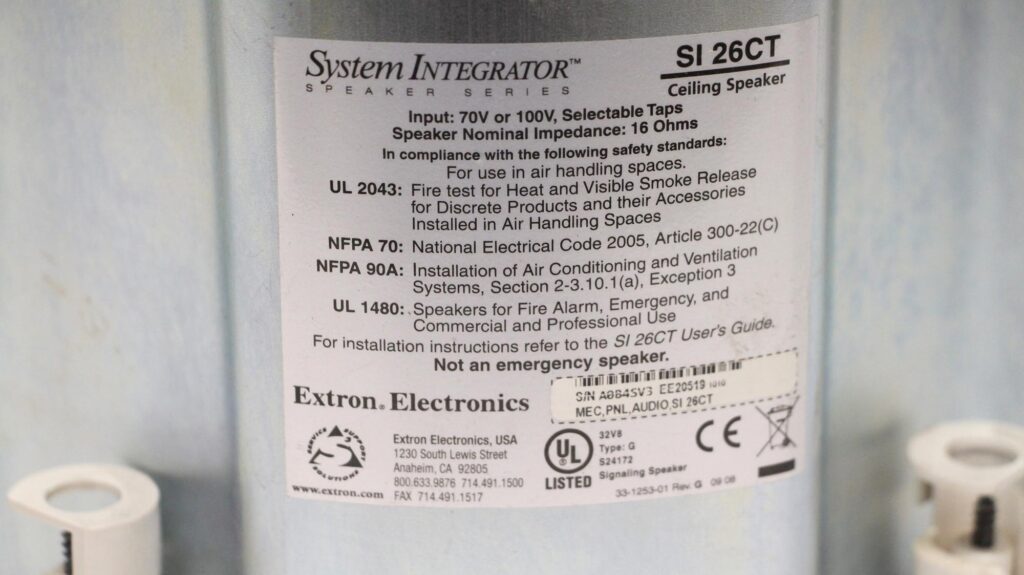 Used SI 26CT Extron Ceiling Speaker | Olde Good Things