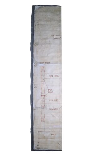 Paintings - Vintage Printing Press Canvas Oil Painting 14 ft x 2.9 ft