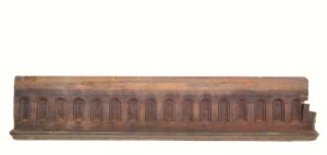 Paneled Rooms & Wainscoting - Reclaimed 139 in. Arched Relief Wainscoting Wall Panel
