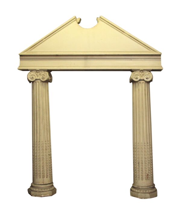 Pediments - Reclaimed Grand Entryway with Pediment