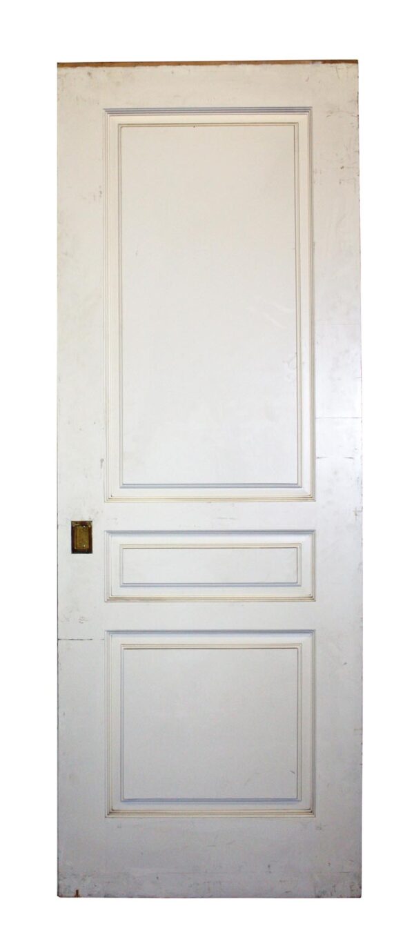 Pocket Doors - Antique 3 Panel Maple Pocket Door 93 x 34