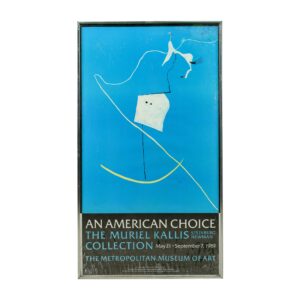 Posters - 1981 Framed MOMA "The Muriel Kallis Collection" Exhibit Poster