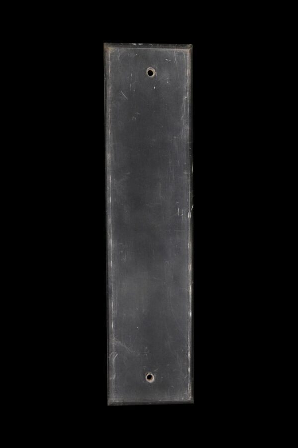 Push Plates - Vintage Clear Acrylic 12 in. Door Push Plate