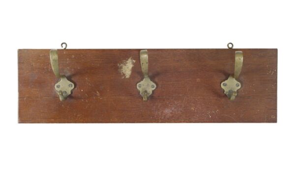 Racks - European Antique Jugenschtil Brass Hook Wall Rack
