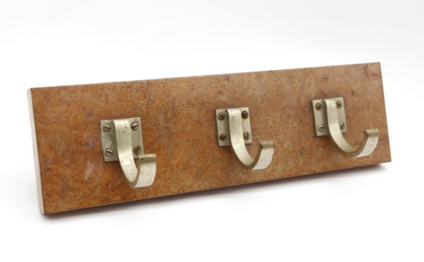 Racks - European Vintage Aluminum Triple Hook Wall Rack