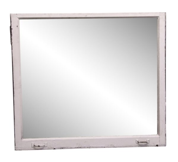 Reclaimed Windows - 51 x 57 Copper Clad Plate Glass Bottom Window