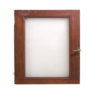 Reclaimed Windows - Antique Textured Glass Cabinet Door with Oak Frame