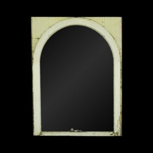 Reclaimed Windows - Reclaimed Arched Glass Pine Wood Sash Window 37 x 28