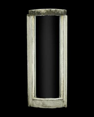 Reclaimed Windows - Reclaimed Times Square 39.25 in. H Curved Shape Pine Sash Window