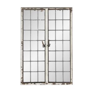 Reclaimed Windows - Steel Leaded Encasement Window with Bronze Hardware