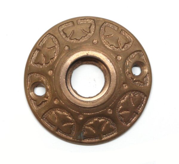 Rosettes - Antique 1.875 in. Victorian Bronze Door Knob Rosette