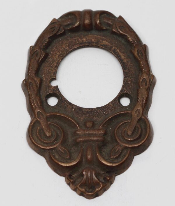 Rosettes - Antique Victorian Bronze Cylinder Rosette