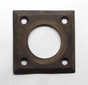Rosettes - Bronze Square Cylinder Lock Rosette