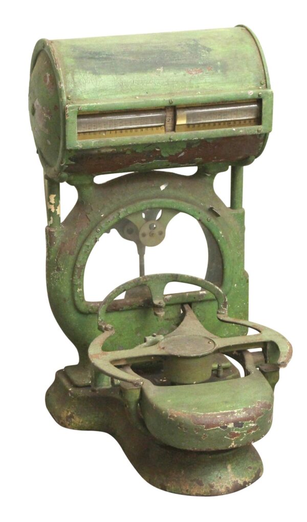Scales - Antique Toledo Green Table Top Scale