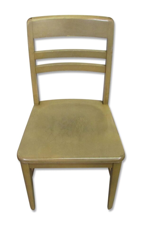 Seating - Old Wooden Blonde Chair
