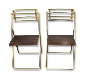 Seating - Pair of Mid Century Modern Folding Chairs