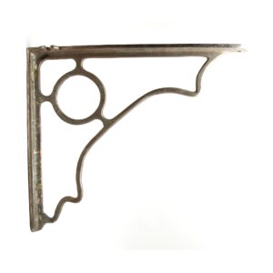 Shelf & Sign Brackets - Large Nickel Plated Brass Shelf Bracket