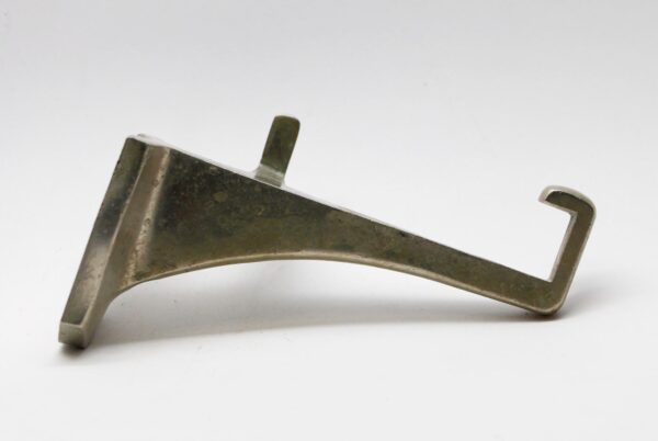 Shelf & Sign Brackets - Vintage Nickel Over Brass Shelf Bracket