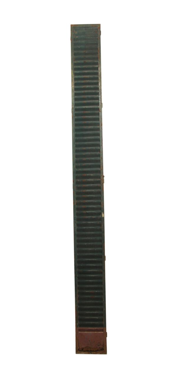 Shutters - Antique 10 Foot Tall Green Metal Shutters