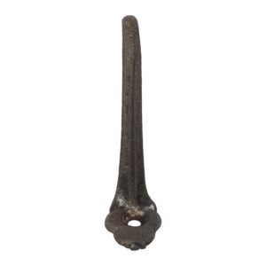 Single Hooks - Antique One Arm 2.5 in. Cast Iron Wall Hook