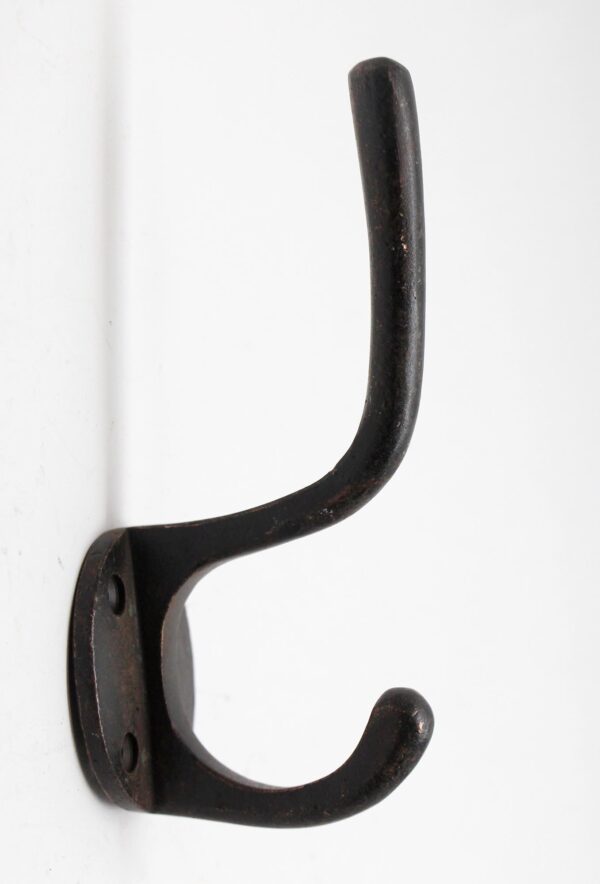 Single Hooks - Cast Bronze Hook with Black Finish