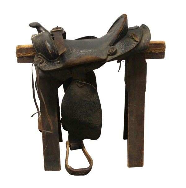 Sporting Goods - Authentic Brown Leather Saddle