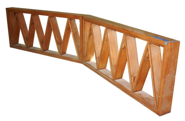 Staircase Elements - Reclaimed Art Deco Church Carved Oak Railing