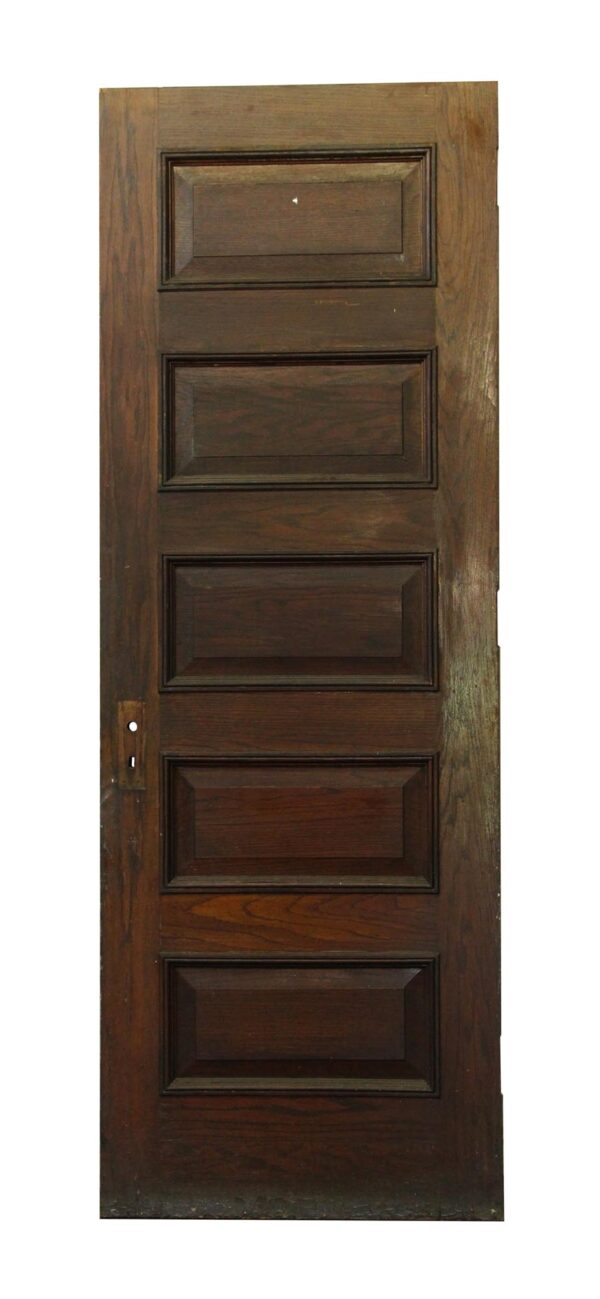 Standard Doors - Antique Five Panel Wooden Door