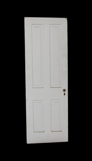 Standard Doors - Antique White 4 Panel Wood Passage Door 75.875 x 25.75