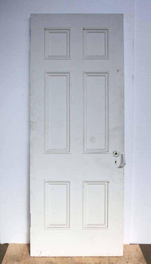Standard Doors - Antique White 6 Pane Wood Passage Door 84 x 31.75