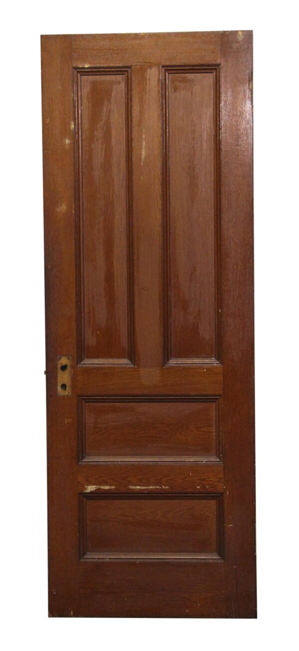 Standard Doors - Four Panel Dark Tone Wood Door